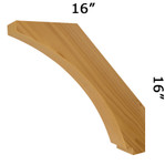 Cedar Knee Brace 60T2 — Western Red Cedar | Timber Build