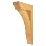 Cedar Bracket 02T12 — front view | Timber Build