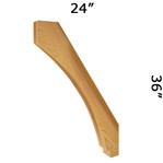 Cedar Knee Brace 60T4 — Western Red Cedar | Timber Build