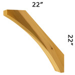 Cedar Knee Brace 62T3 — Western Red Cedar | Timber Build