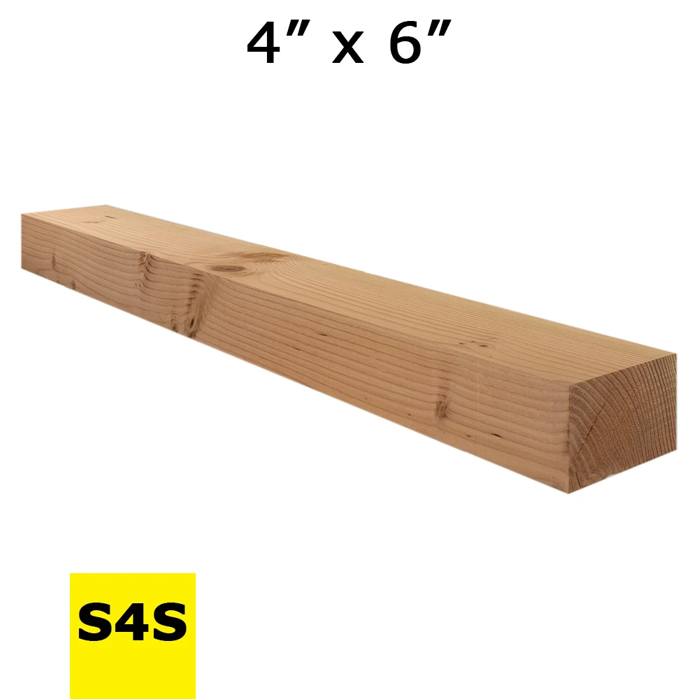 4x6 Douglas Fir Timber – Rough Sawn | Structural Framing Lumber