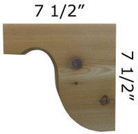 Wood Corbel 27T3 Crafted By ProWoodMarket