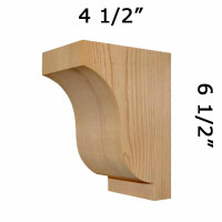 Wood Corbel 23T7 Crafted By ProWoodMarket