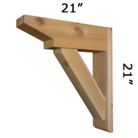 Wood Bracket 113T40 Crafted By ProWoodMarket