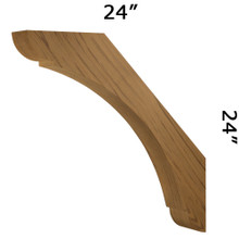 Cedar Knee Brace 65T1 — Western Red Cedar | Timber Build