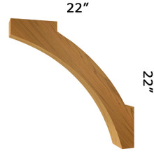 Cedar Knee Brace 71T1 — Western Red Cedar | Timber Build
