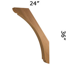 Cedar Knee Brace 65T4 — Western Red Cedar | Timber Build