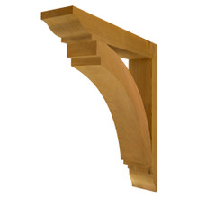 Cedar Bracket 14T9 — front view | Timber Build