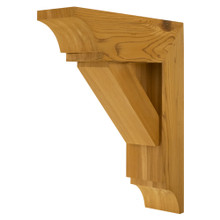 Cedar Bracket 03T1 — front view | Timber Build
