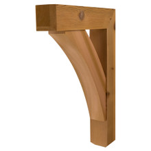 Cedar Bracket 13T5 — front view | Timber Build