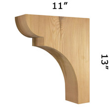 Wood Corbel 24T5 Handcrafted by Timber Build