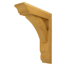 Cedar Bracket 10T12 — front view | Timber Build