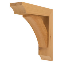 Cedar Bracket 04T9 — front view | Timber Build