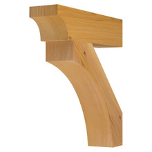 Cedar Bracket 19T1 — front view | Timber Build