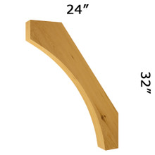 Cedar Knee Brace 62T9 — Western Red Cedar | Timber Build