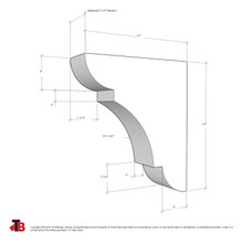 Wood Corbel 28T1