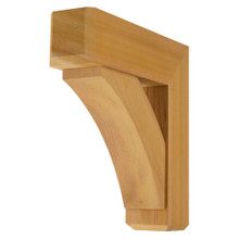 Cedar Bracket 13T9 — front view | Timber Build