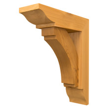 Cedar Bracket 14T12 — front view | Timber Build