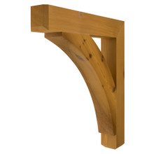 Cedar Bracket 13T7 — front view | Timber Build