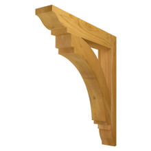 Cedar Bracket 14T14 — front view | Timber Build