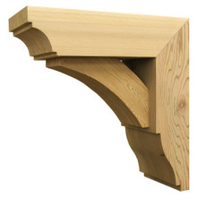 Cedar Bracket 02T23 — product photo on white background | Timber Build