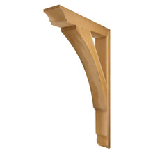 Cedar Bracket 10T22 — front view | Timber Build