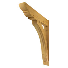 Cedar Bracket 11T10 — front view | Timber Build