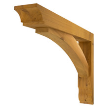 Cedar Bracket 10T23 — front view | Timber Build