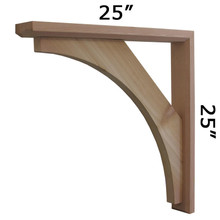 Wood Bracket 12T4 Crafted By ProWoodMarket