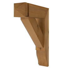 Cedar Bracket 01T3 — front view | Timber Build