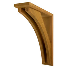 Cedar Bracket 12T16 — front view | Timber Build