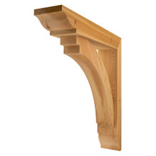Cedar Bracket 14T16 — front view | Timber Build