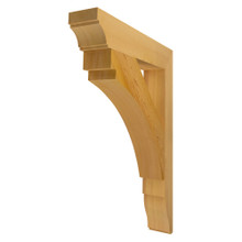 Cedar Bracket 02T2 — front view | Timber Build