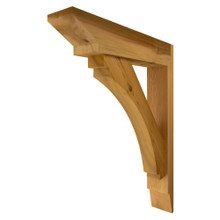 Cedar Bracket 113T11 — front view | Timber Build