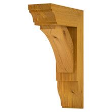 Cedar Bracket 02T32 — front view | Timber Build