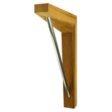 Cedar Bracket 115T3 — front view | Timber Build
