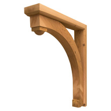 Cedar Bracket 116T4 — front view | Timber Build