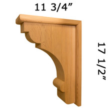 Wood Corbel 35T3 Handcrafted by Timber Build