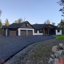 Cedar Gable Bracket 45T72 — installed on home | Timber Build