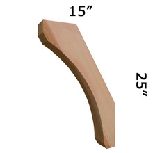 Cedar Knee Brace 72T4 — Western Red Cedar | Timber Build