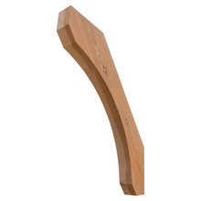 Cedar Knee Brace 72T9 — front view | Timber Build