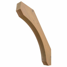 Cedar Knee Brace 72T10 — front view | Timber Build