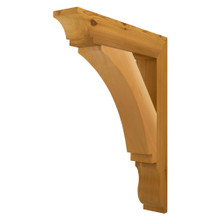 Cedar Bracket 10T1 — front view | Timber Build