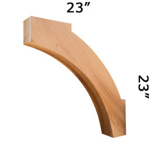 Cedar Knee Brace 71T6 — Western Red Cedar | Timber Build