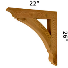 Cedar Bracket 10T3 — Western Red Cedar product photo | Timber Build