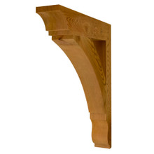 Cedar Bracket 10T3 — front view | Timber Build