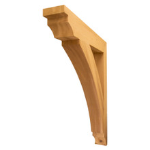 Cedar Bracket 16T7 — front view | Timber Build