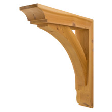 Cedar Bracket 10T4 — front view | Timber Build