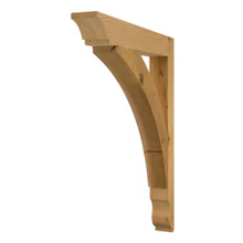 Cedar Bracket 10T6 — front view | Timber Build