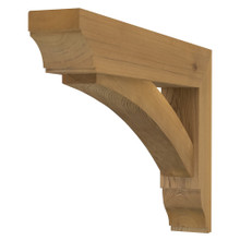 Cedar Bracket 02T37 — front view | Timber Build